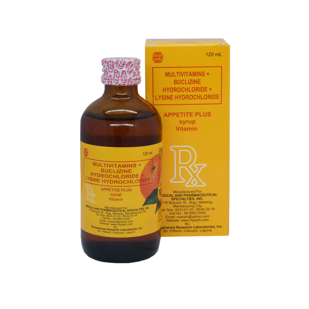 Appetite Plus Syrup 120mL