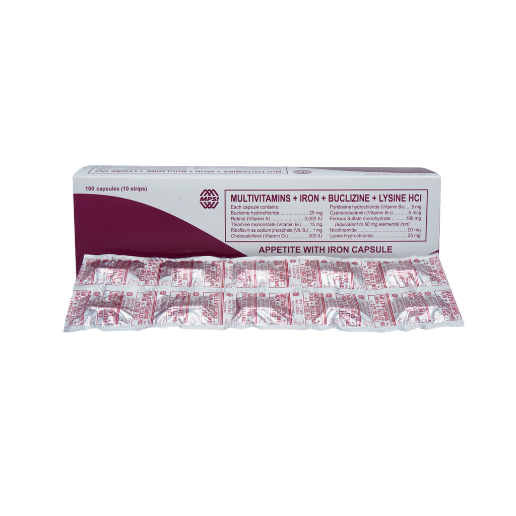 Appetite W/ Iron Capsule