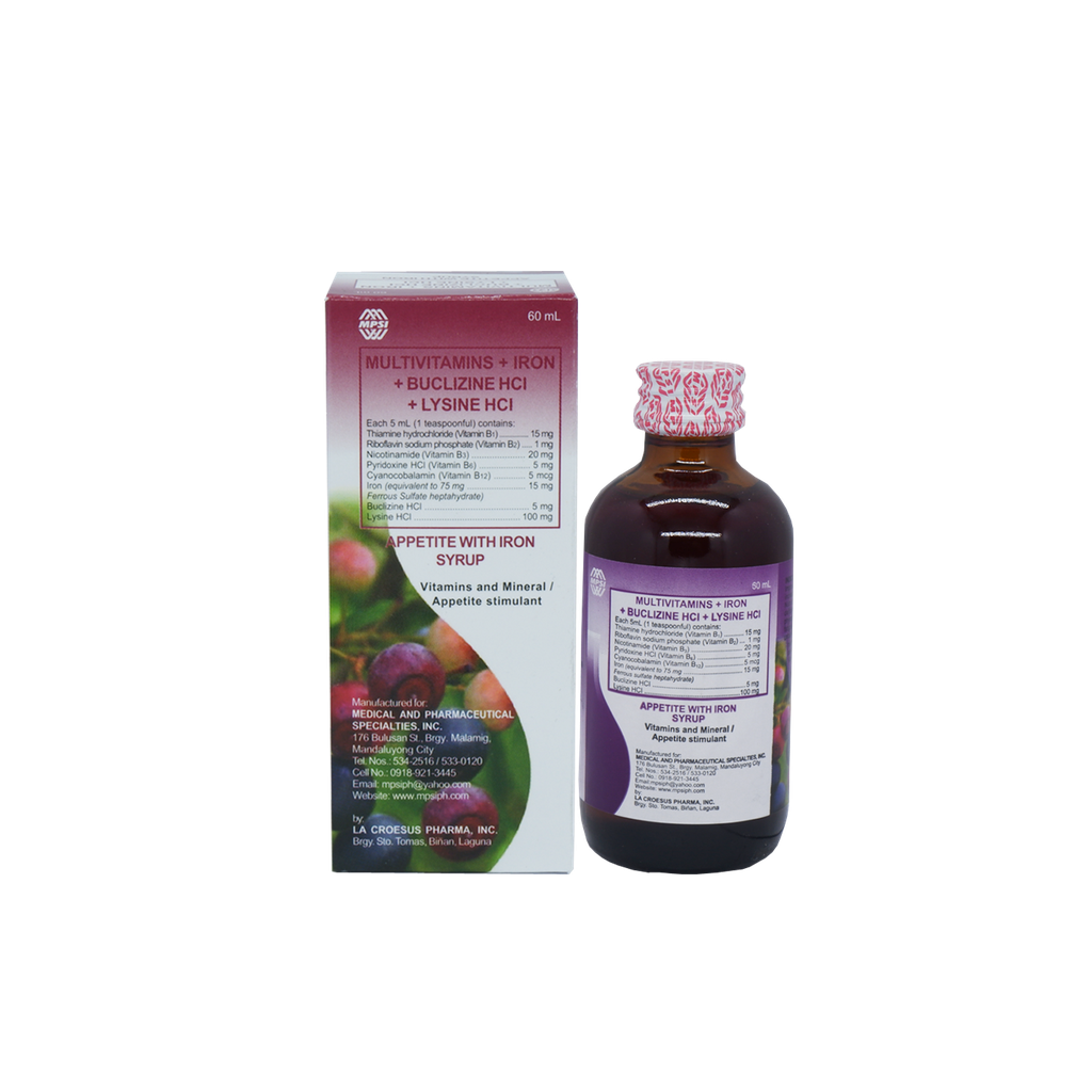 Appetite With Iron Syrup 60mL