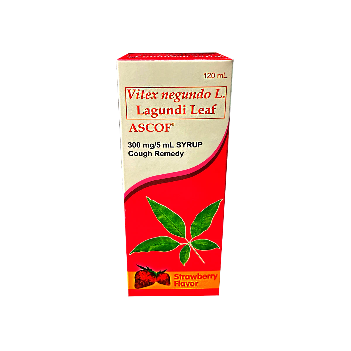 Ascof Syrup Strawberry 120mL