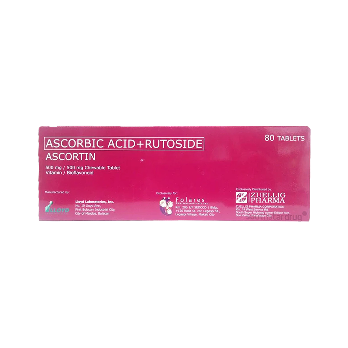 Ascortin Tablet 500mg / 500mg