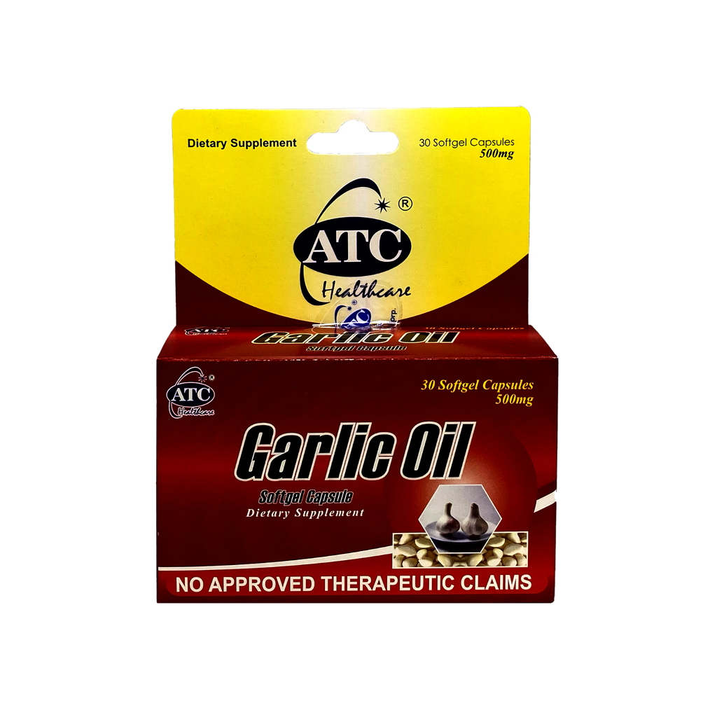 ATC Garlic Oil Soft Gel Capsule 500mg 30's