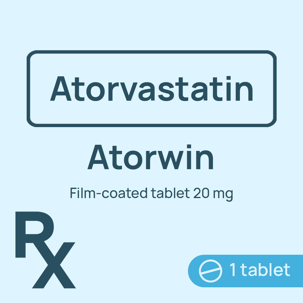 Atorwin Film-Coated Tablet 20mg