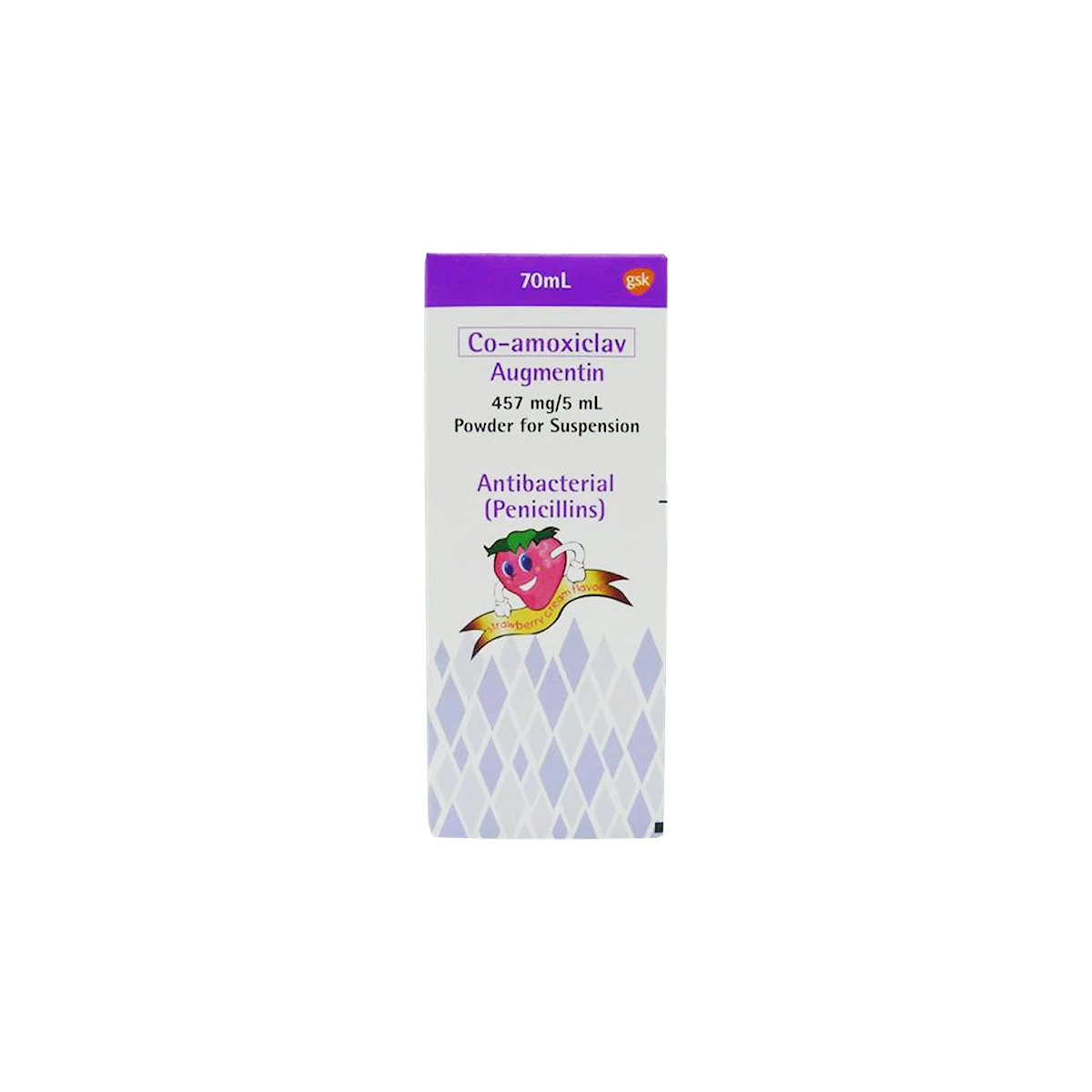 Augmentin 457mg 70mL Strawberry Flavor