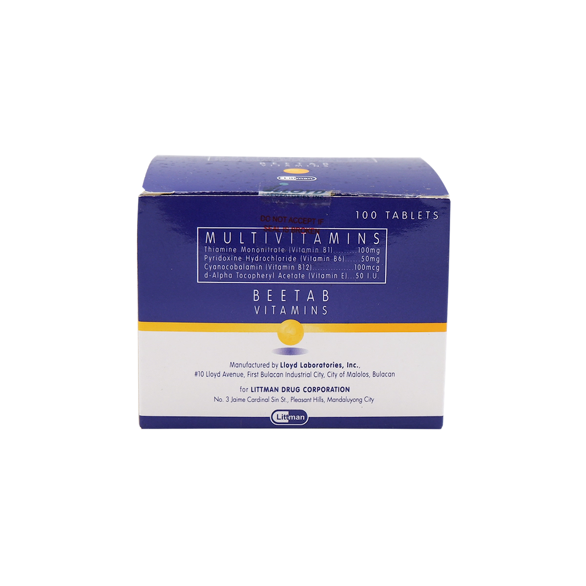 Beetab Vit-B Complex With Vitamin E