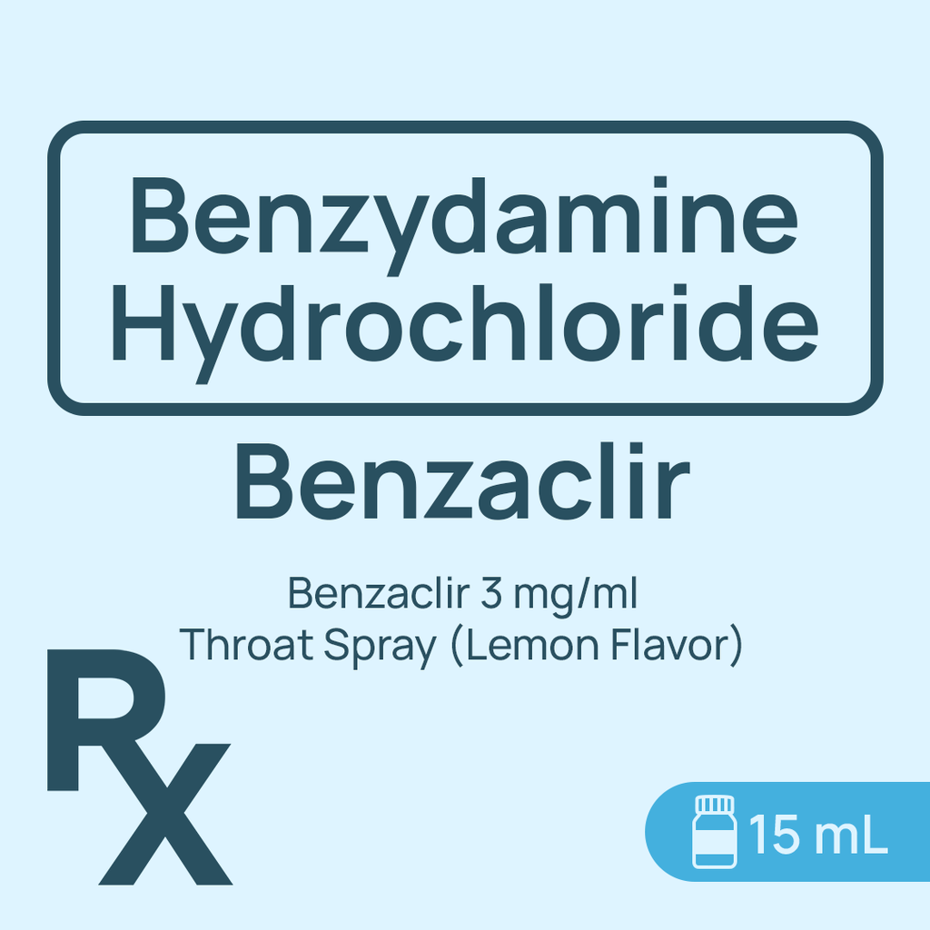 Benzaclir 3 mg/mL Throat Spray (Lemon Flavor)