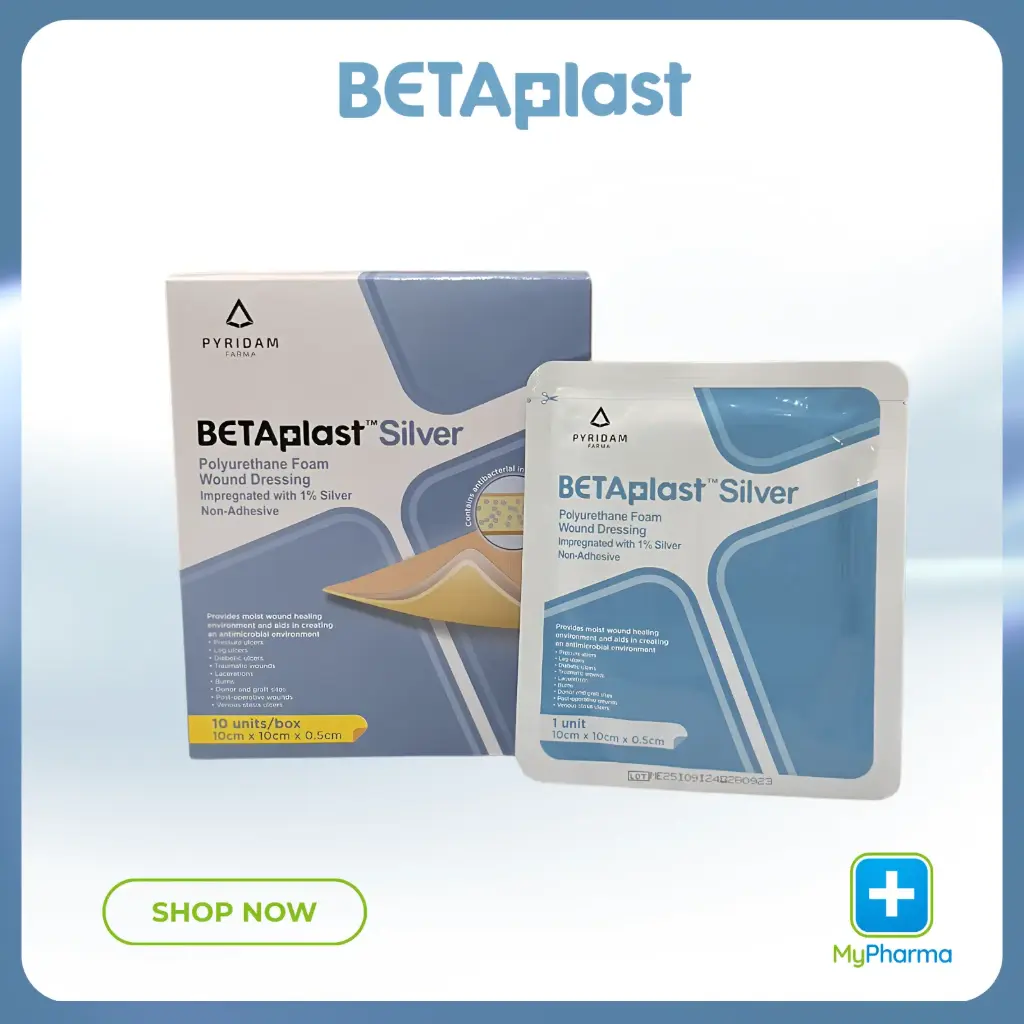 Betaplast Silver (10×10×0.5cm)