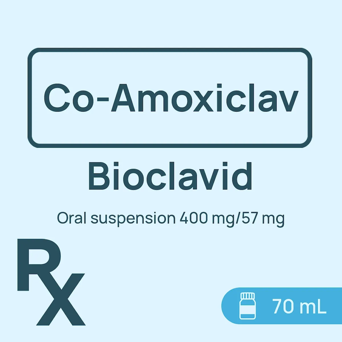 Bioclavid Oral Suspension 400mg/57mg 70mL