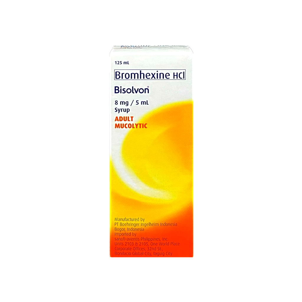 Bisolvon Adult Syrup 8mg 125mL