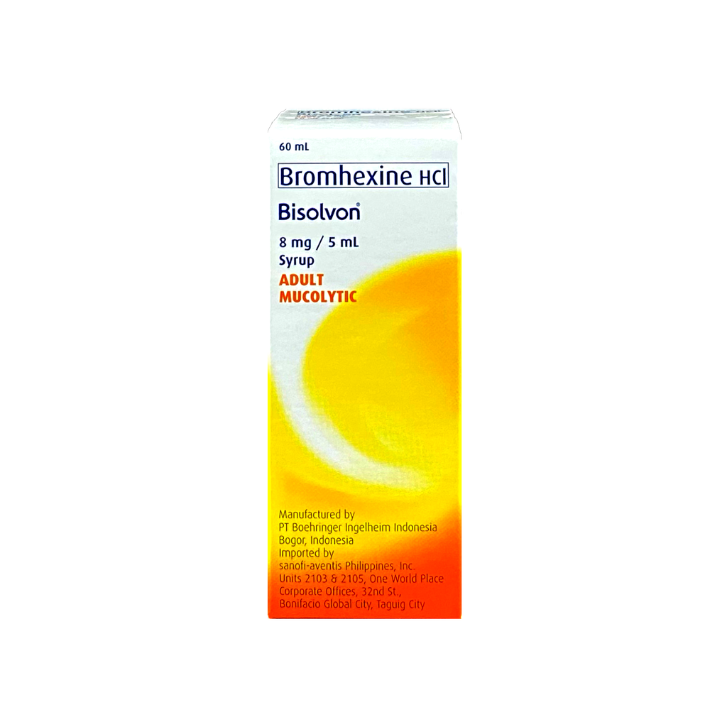 Bisolvon Adult Syrup 8mg 60mL