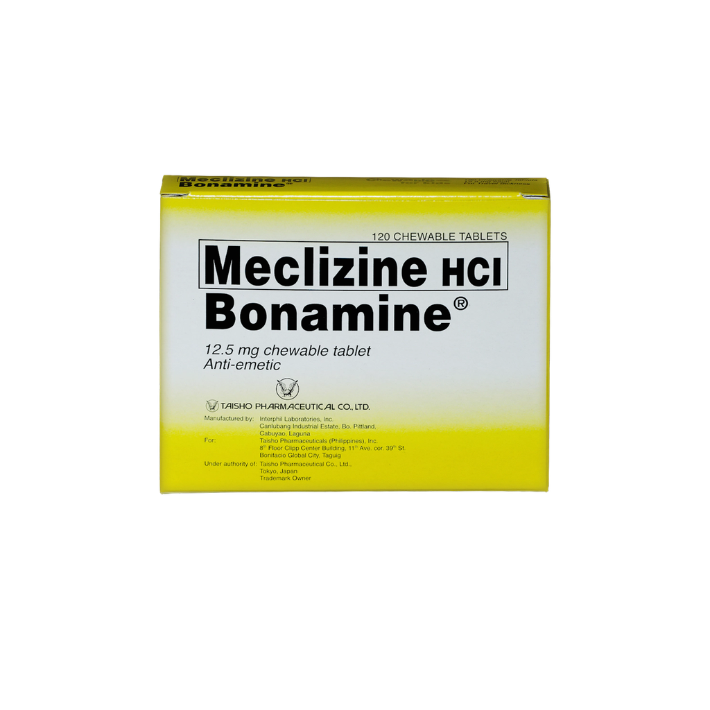 Bonamine Chewable Tablet for Kids 12.5mg