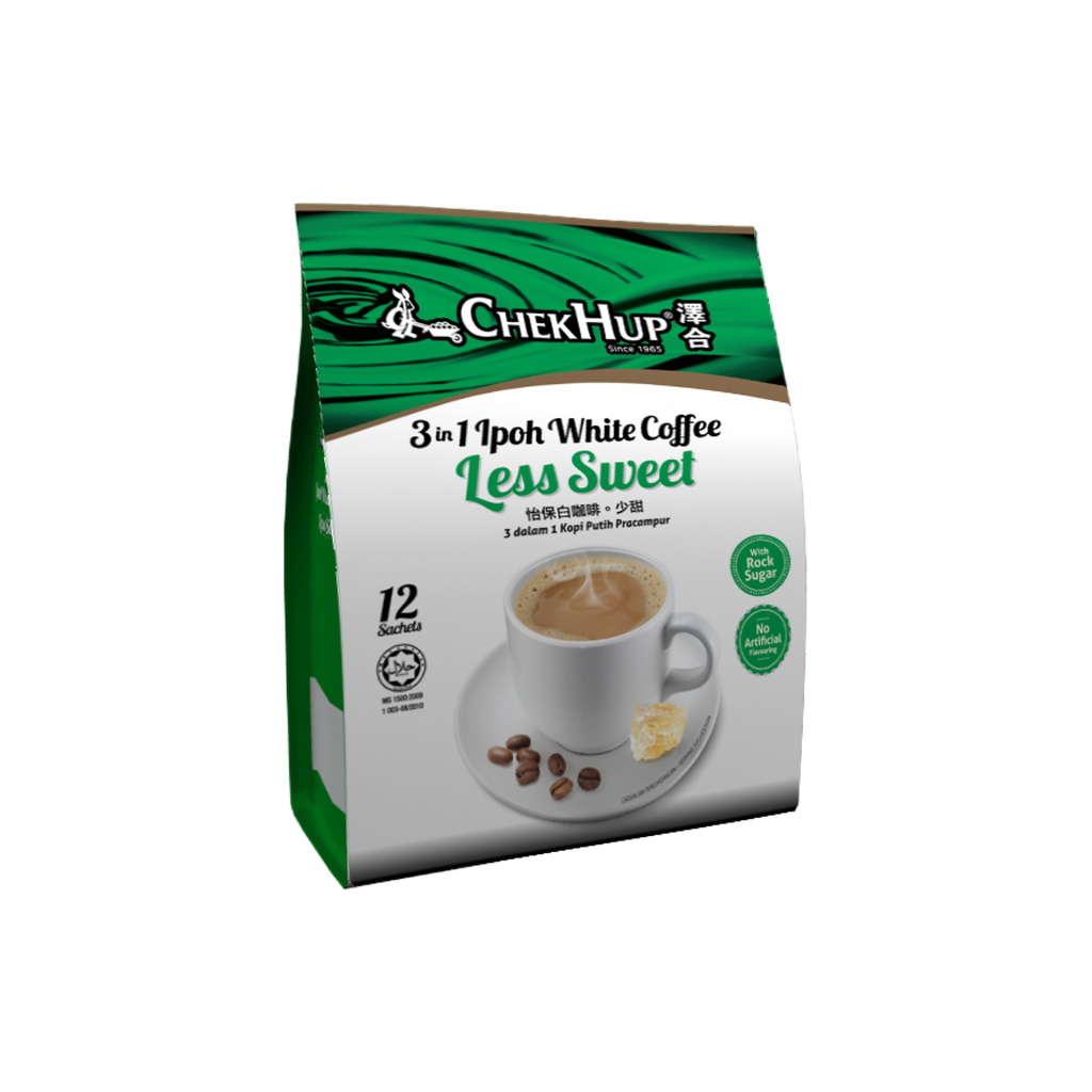 Chek Hup 3 In 1 White Coffee - Less Sweet 12's