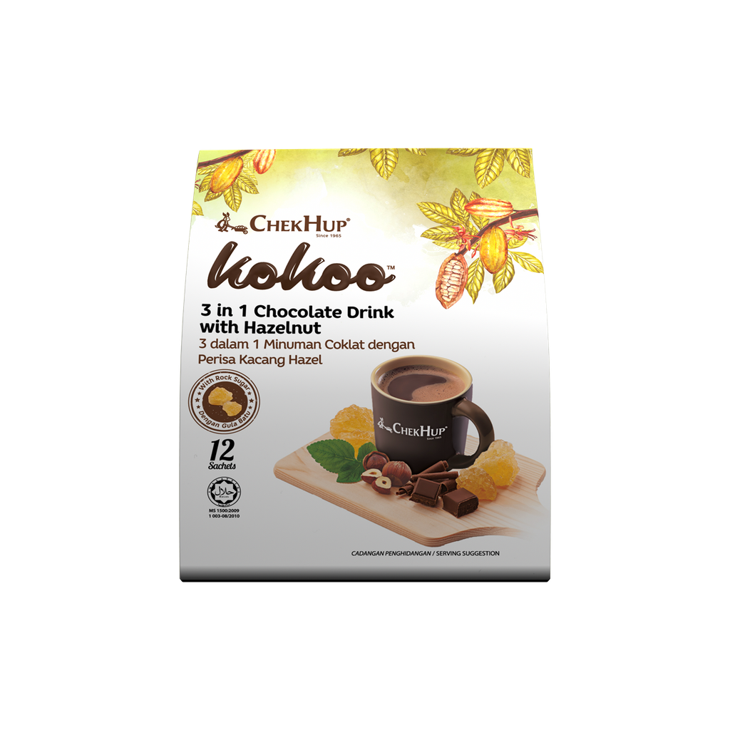Chek Hup Kokoo Hot Chocolate Drink With Hazelnut 40g 12's