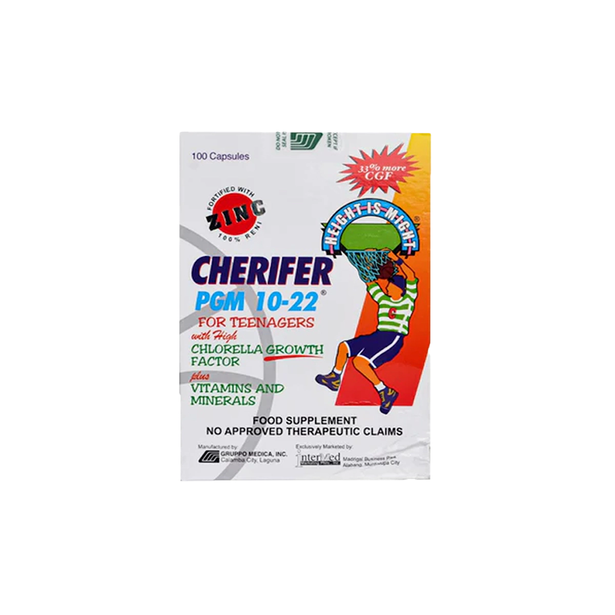 Cherifer Pgm With Zinc Capsule