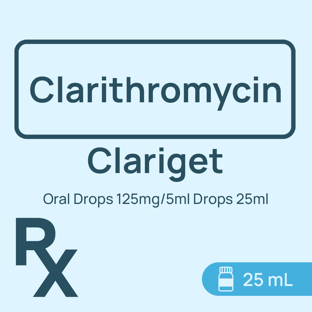 Clariget 125mg/5mL Drops 25mL