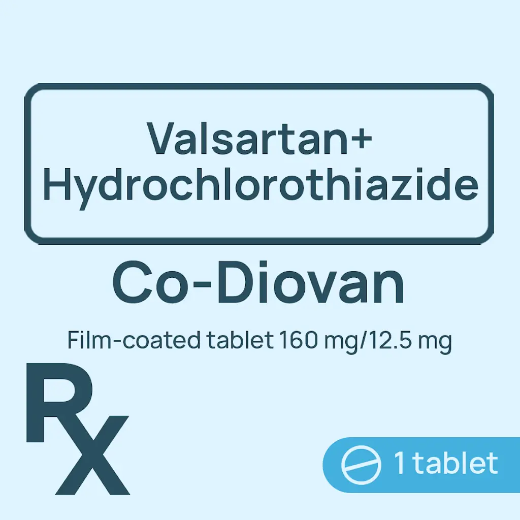 Co-Diovan Film-Coated Tablet 160mg/12.5mg