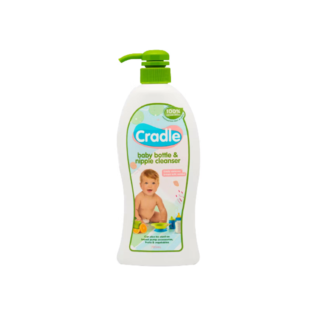 Cradle Natural Bottle & Nipple Cleanser 700mL (Pump Bottle)