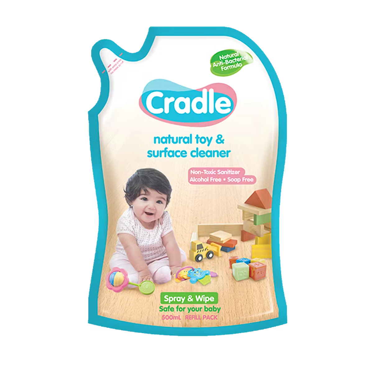 Cradle Natural Toy & Surface Cleaner 500mL Refill
