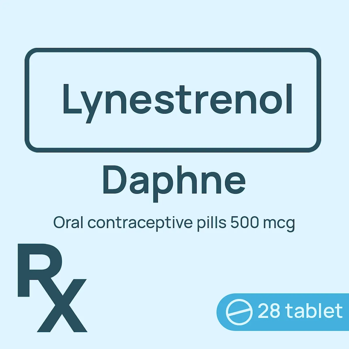 Daphne Oral Contraceptive Pills 500mcg 28  s