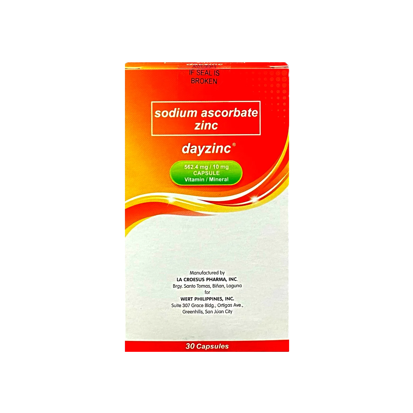 Dayzinc Capsule 562.4mg/10mg