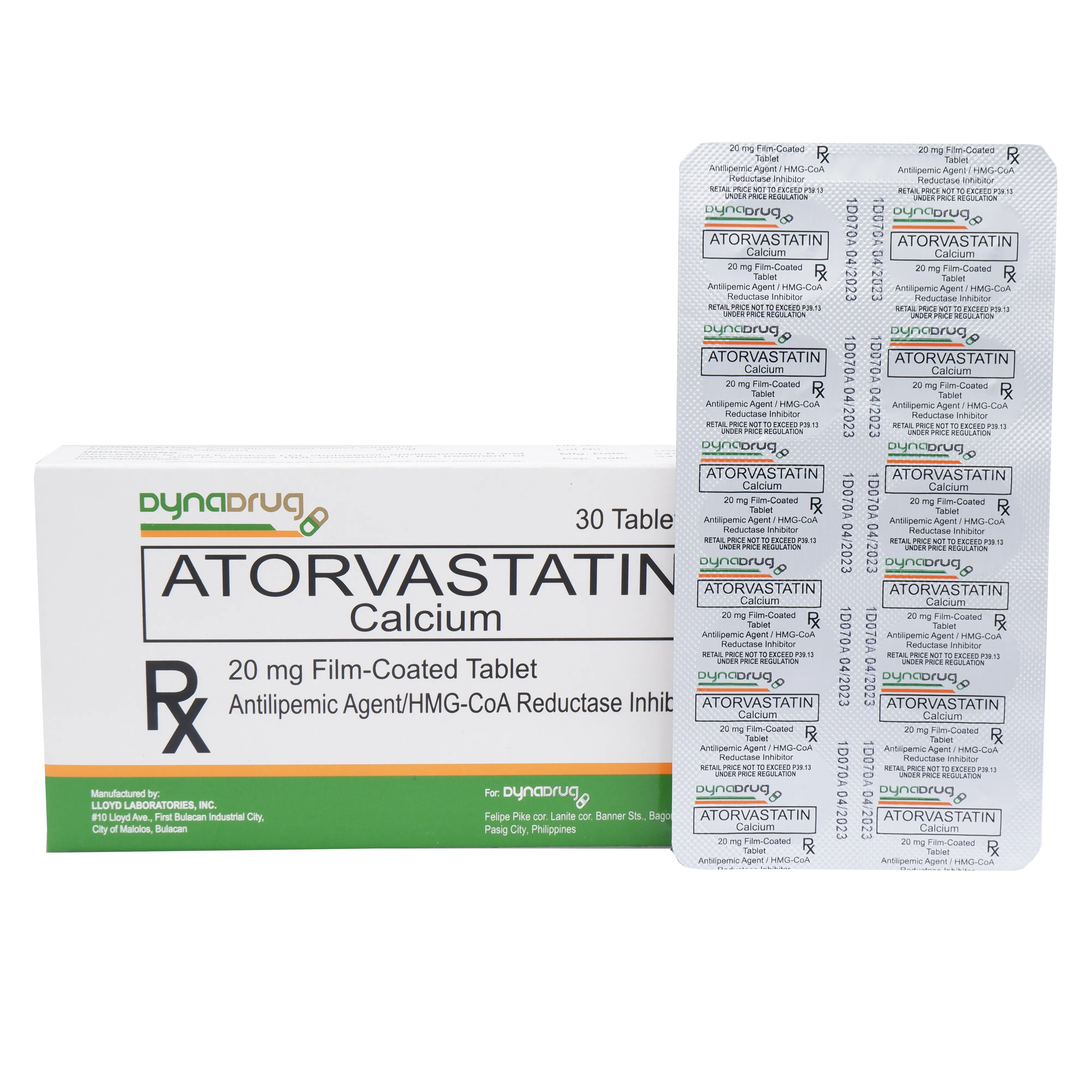 Dyna Drug Atorvastatin Tablet 20mg