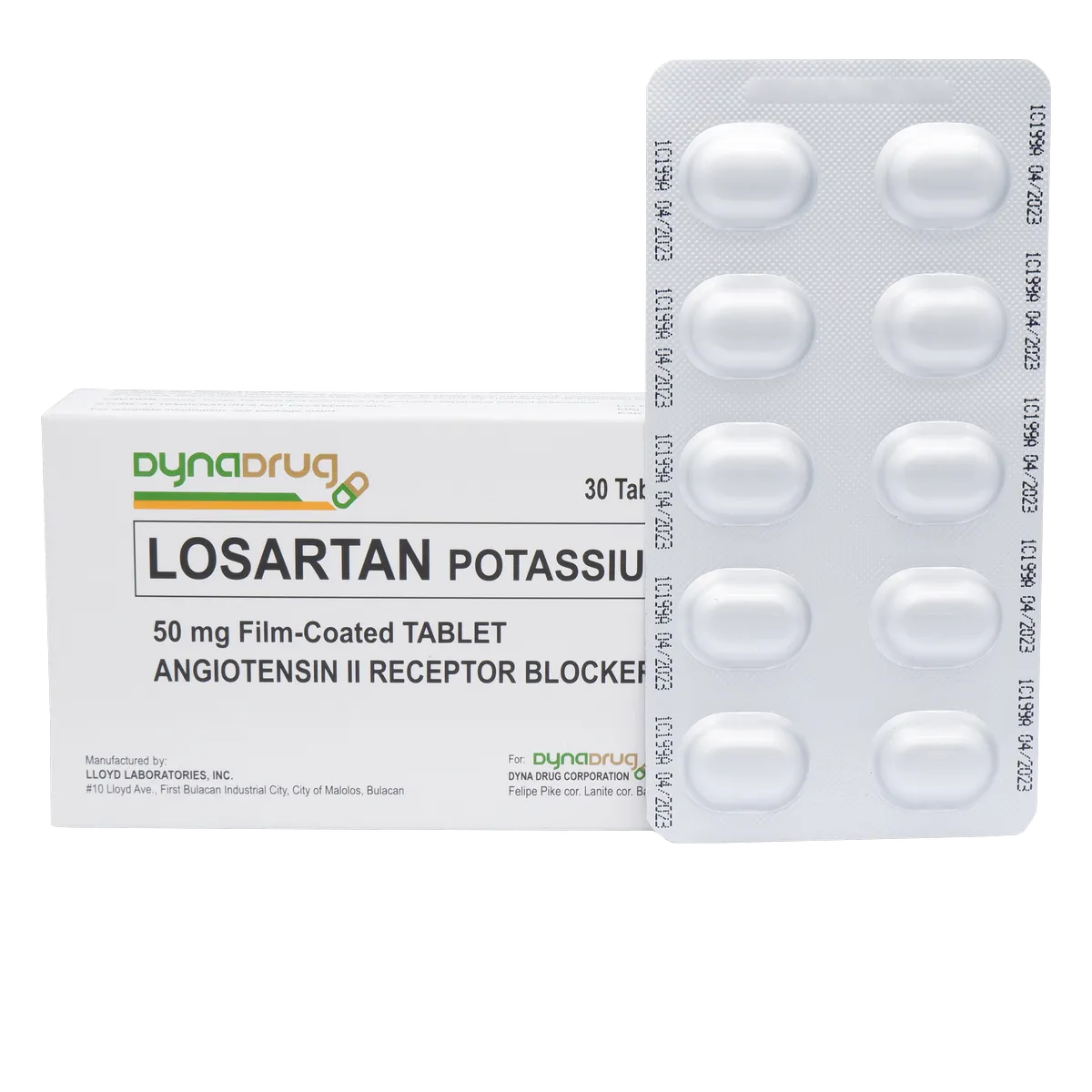 Dyna Drug Losartan Film-Coated Tablet 50mg
