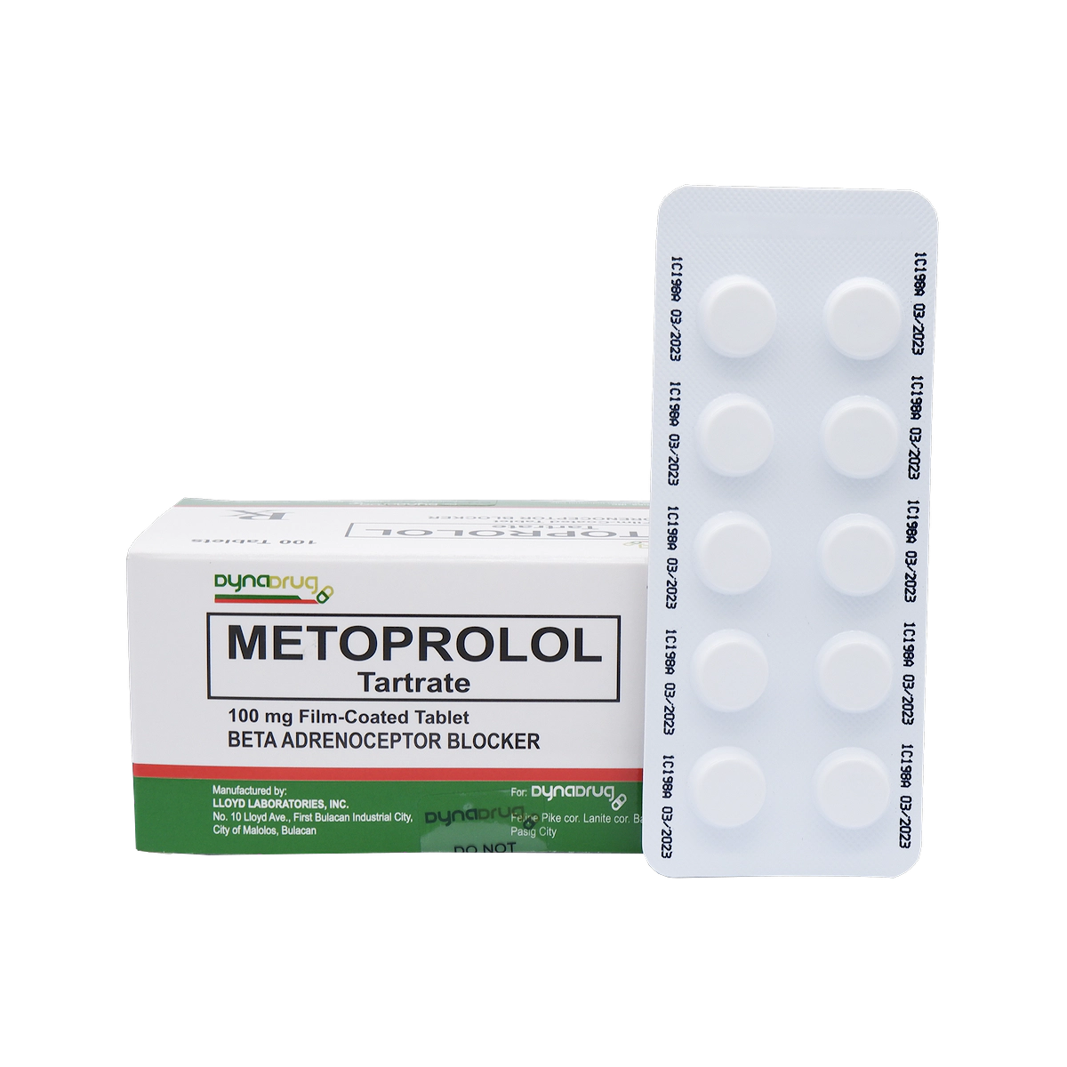 Dyna Drug Metoprolol Tablet 100mg