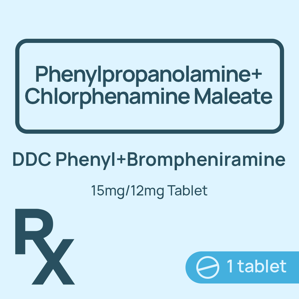 Dyna Drug Phenylpropanolamine + Brompheniramine Tablet 15mg/12mg 