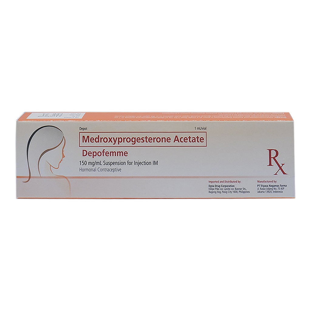 Depofemme 150mg/mL Suspension For Injection (IM) 1mL