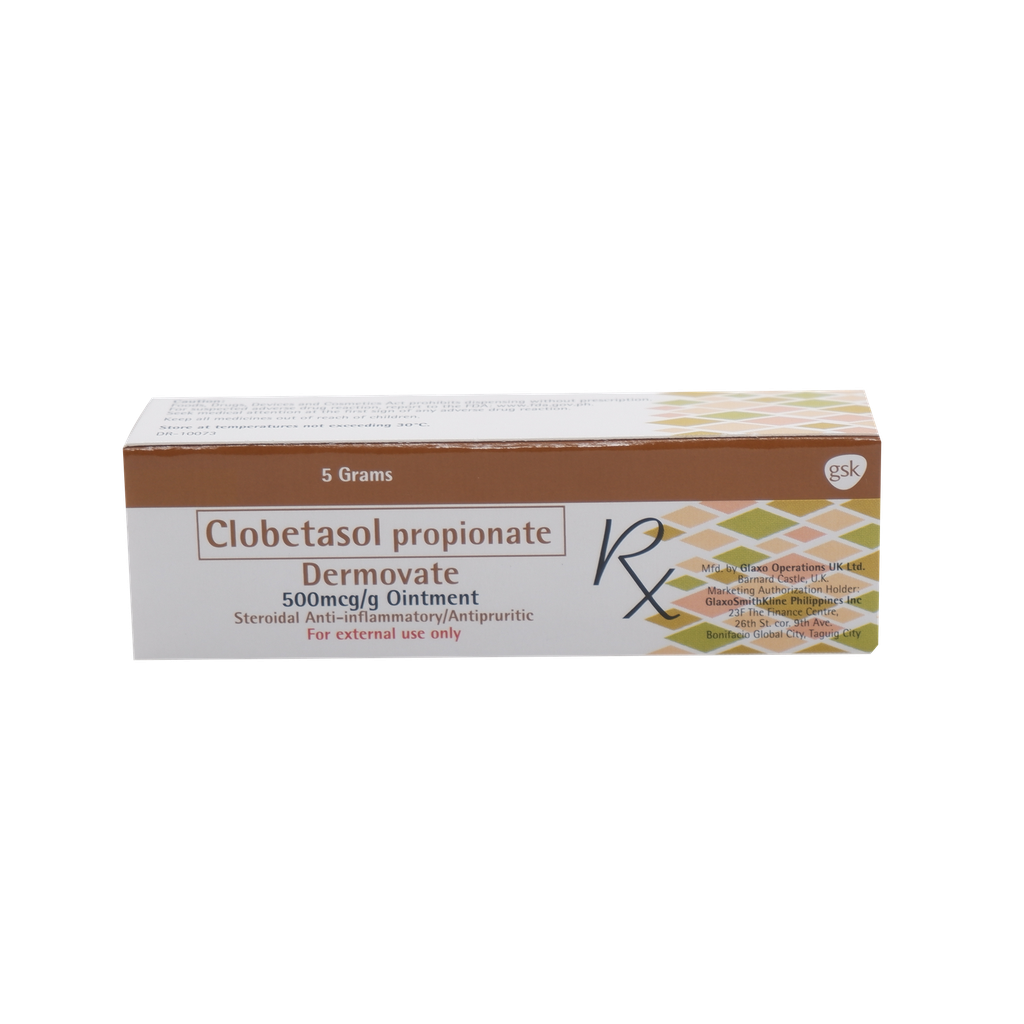 Dermovate Ointment 500 mcg/g 5g