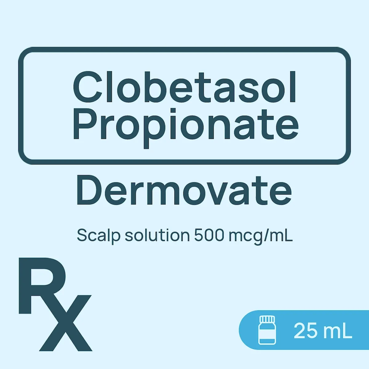 Dermovate Scalp Solution 500 mcg/mL 25mL