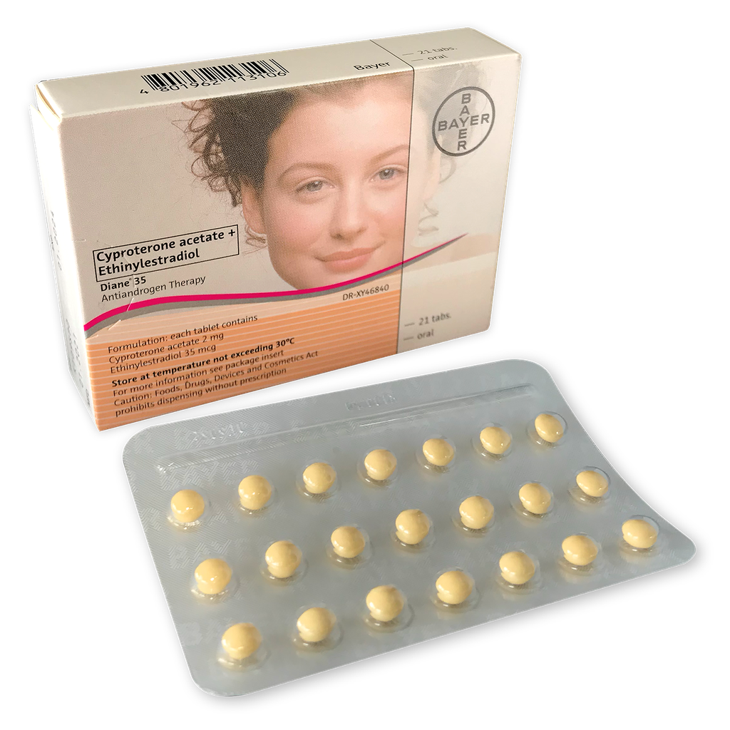 Diane-35 Oral Contraceptive Pills 2mg/35 mcg 21  s