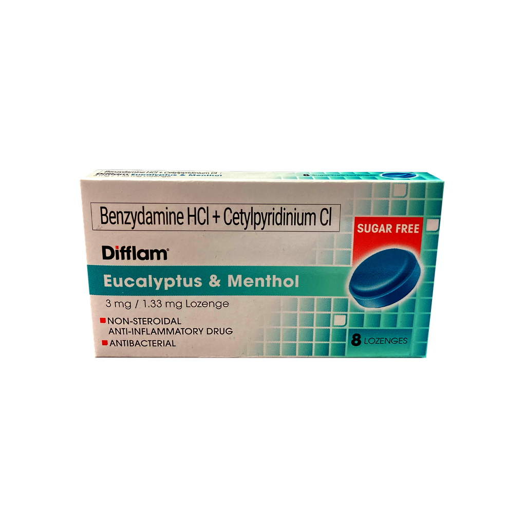 Difflam Eucalyptus & Menthol 8  s