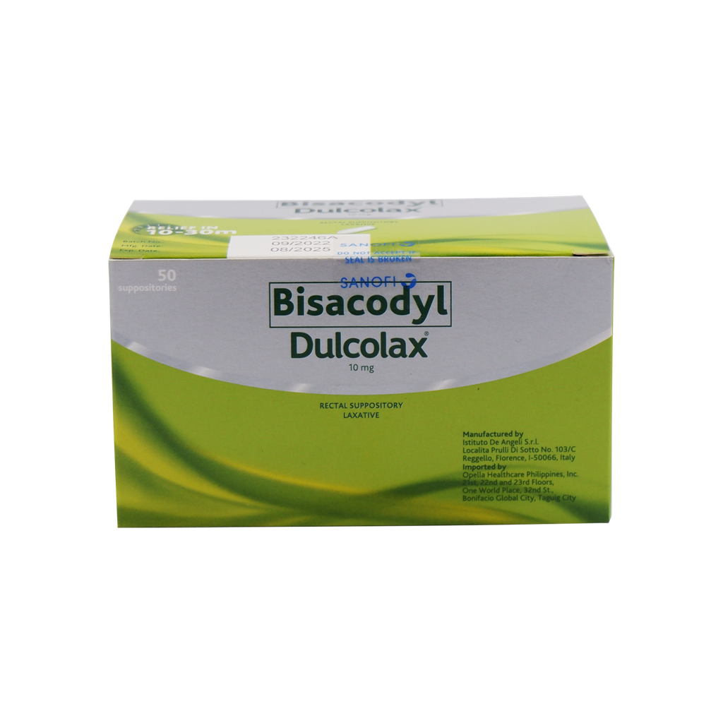 Dulcolax Supp Adult 10mg