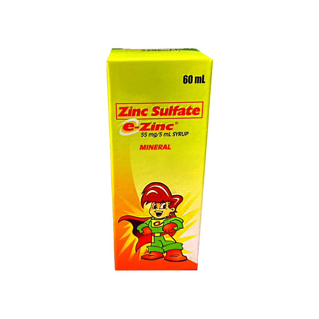 E-Zinc Syrup 55mg 60mL