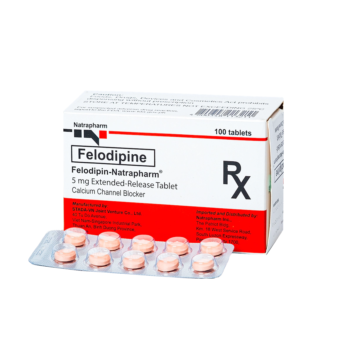 Felodipin-Natrapharm Extended-Release Tablet 5mg