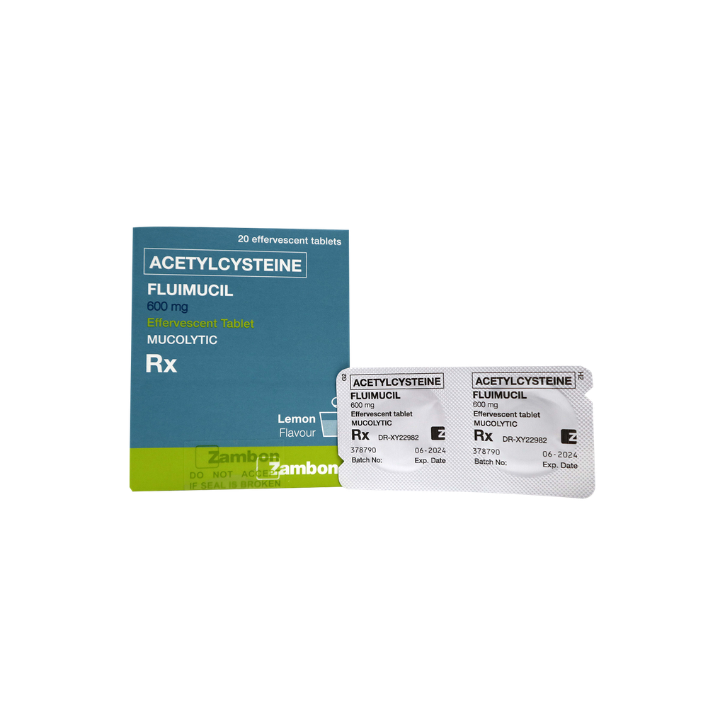 Fluimucil Effervescent Tablet 600 mg