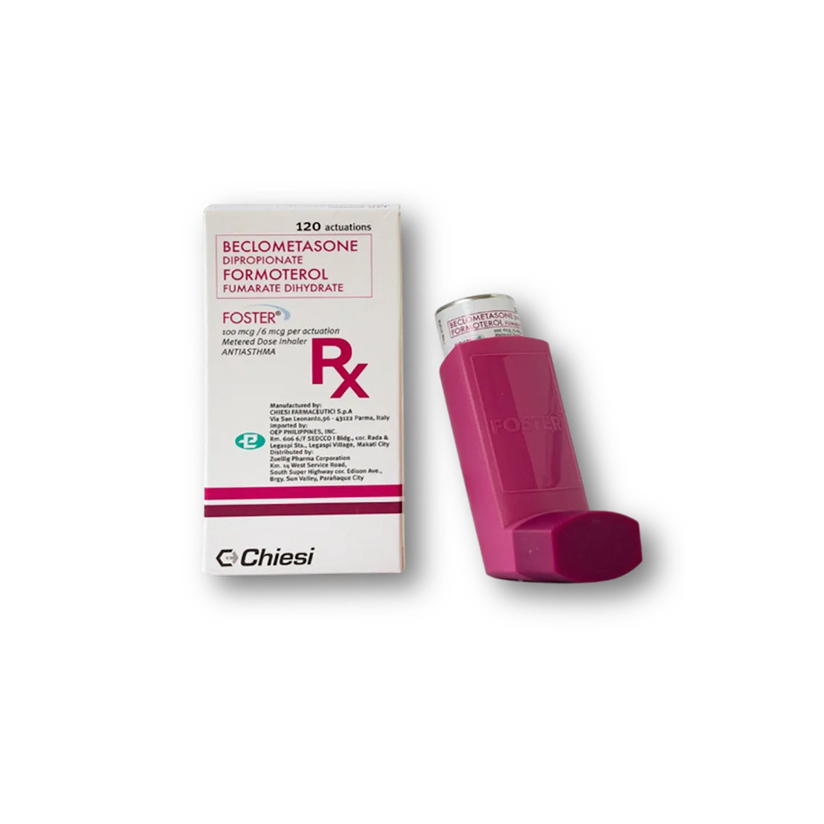 Foster 100mcg/6mcg Metered Dose Inhaler