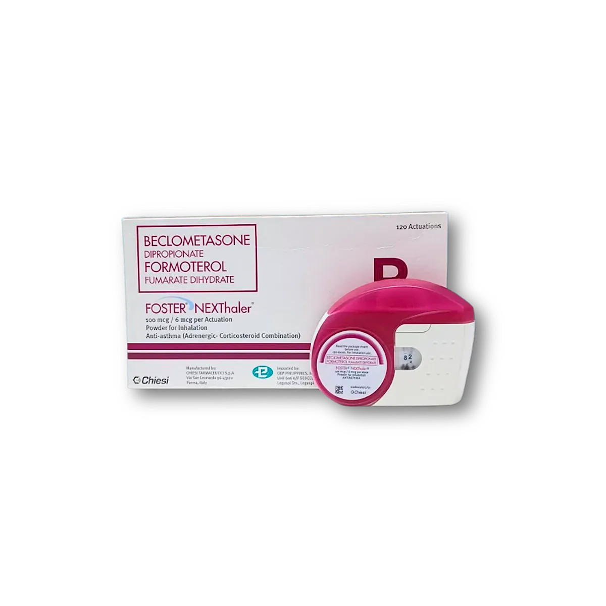 Foster Nexthaler 100mcg/6mcg Powder For Inhalation