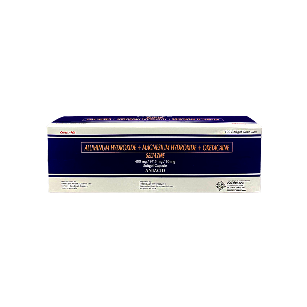 Geltazine Softgel Capsule 400mg/97.5mg/10mg