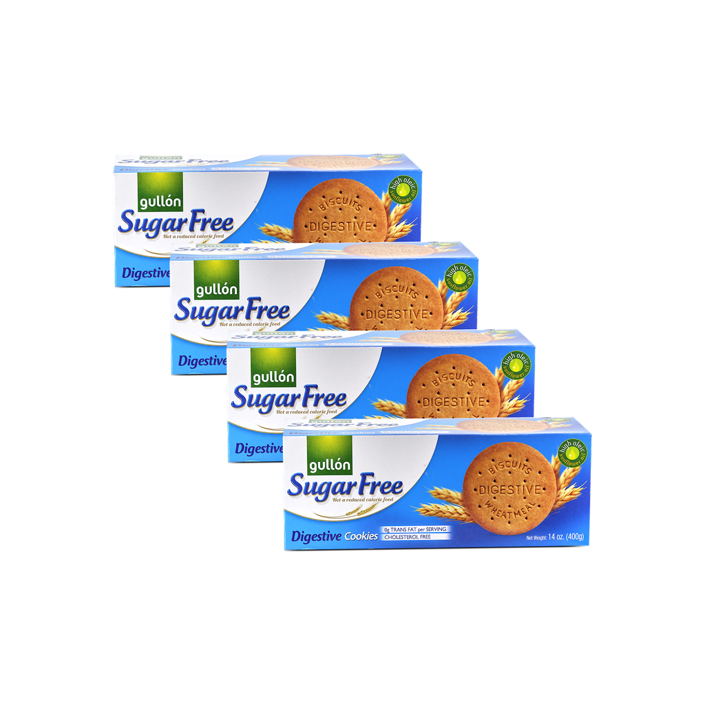 Gullón Digestive Biscuit Sugar Free 400G (Bundle Of 4)
