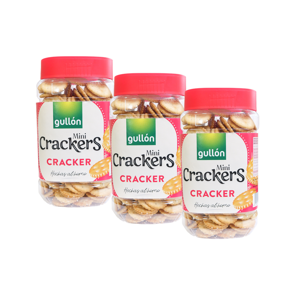 Gullón Mini Cracker 350G (Bundle Of 3)