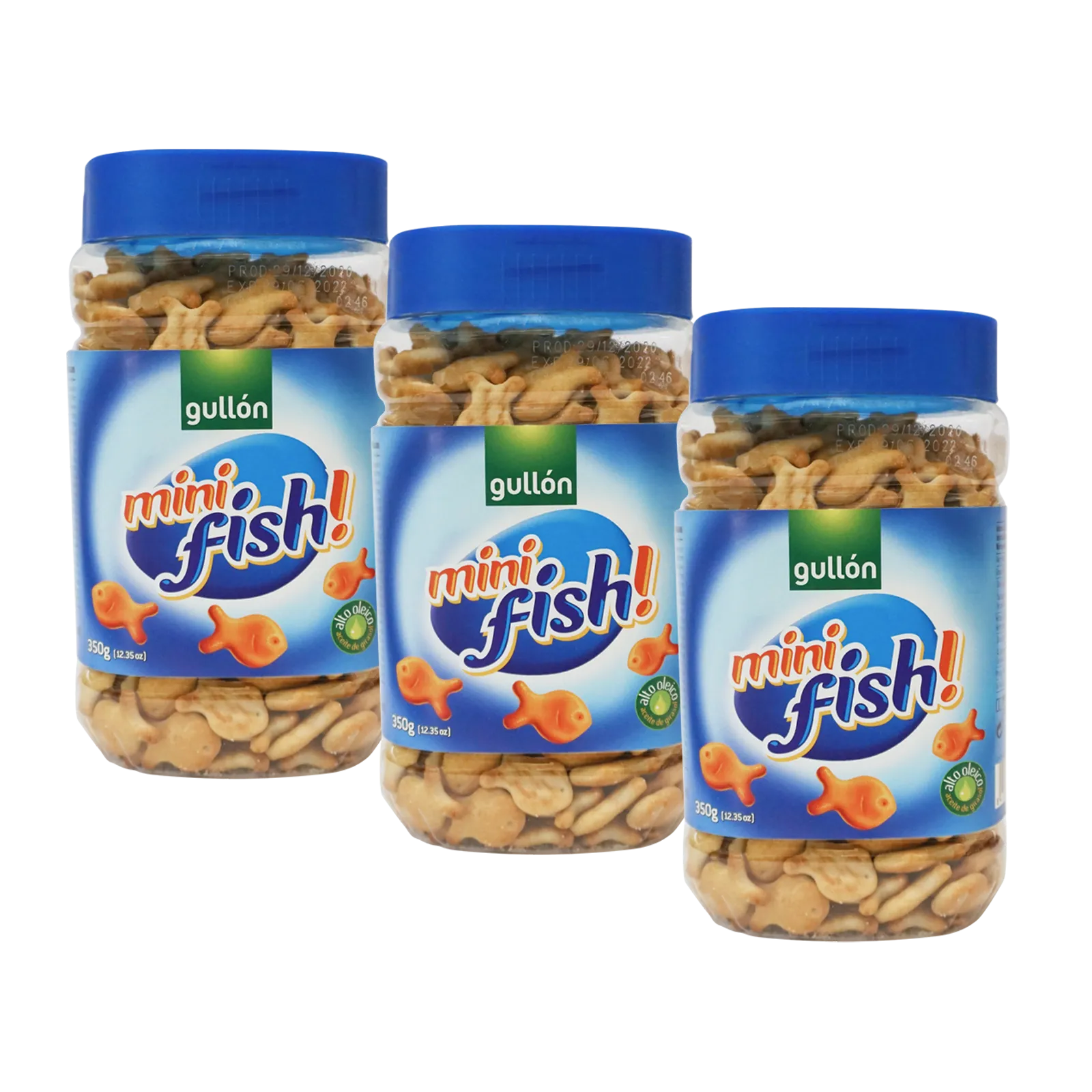 Gullón Mini Fish 350G (Bundle Of 3)