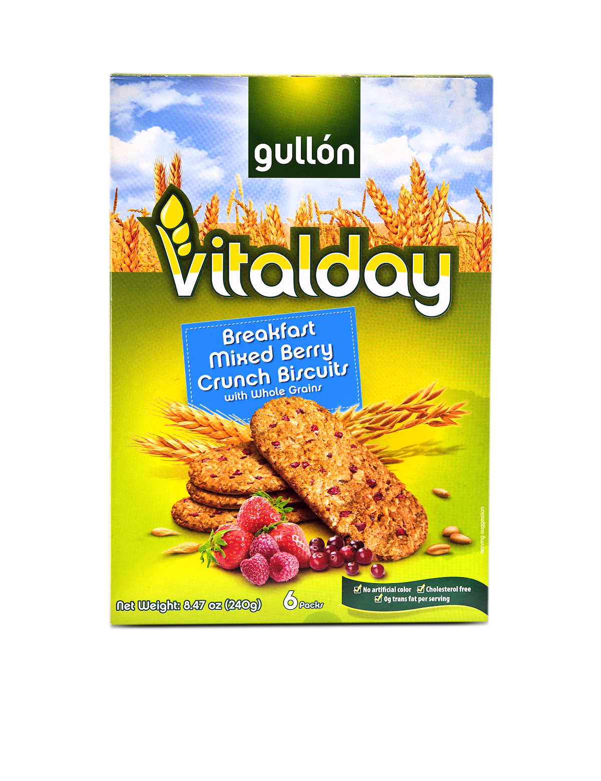 Gullon Vitalday Mixed Berry 240g
