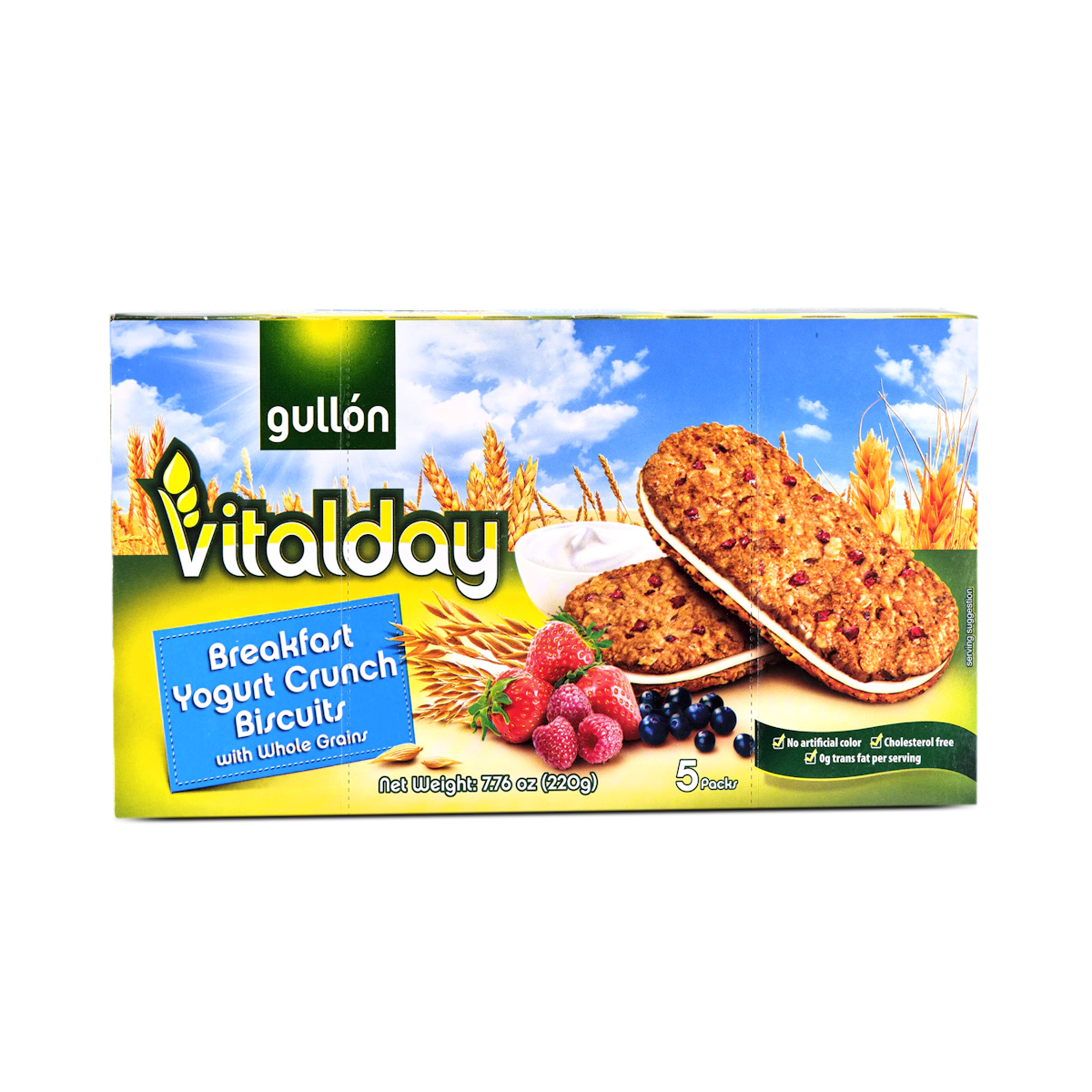 Gullon Vitalday Yogurt Filling 220g