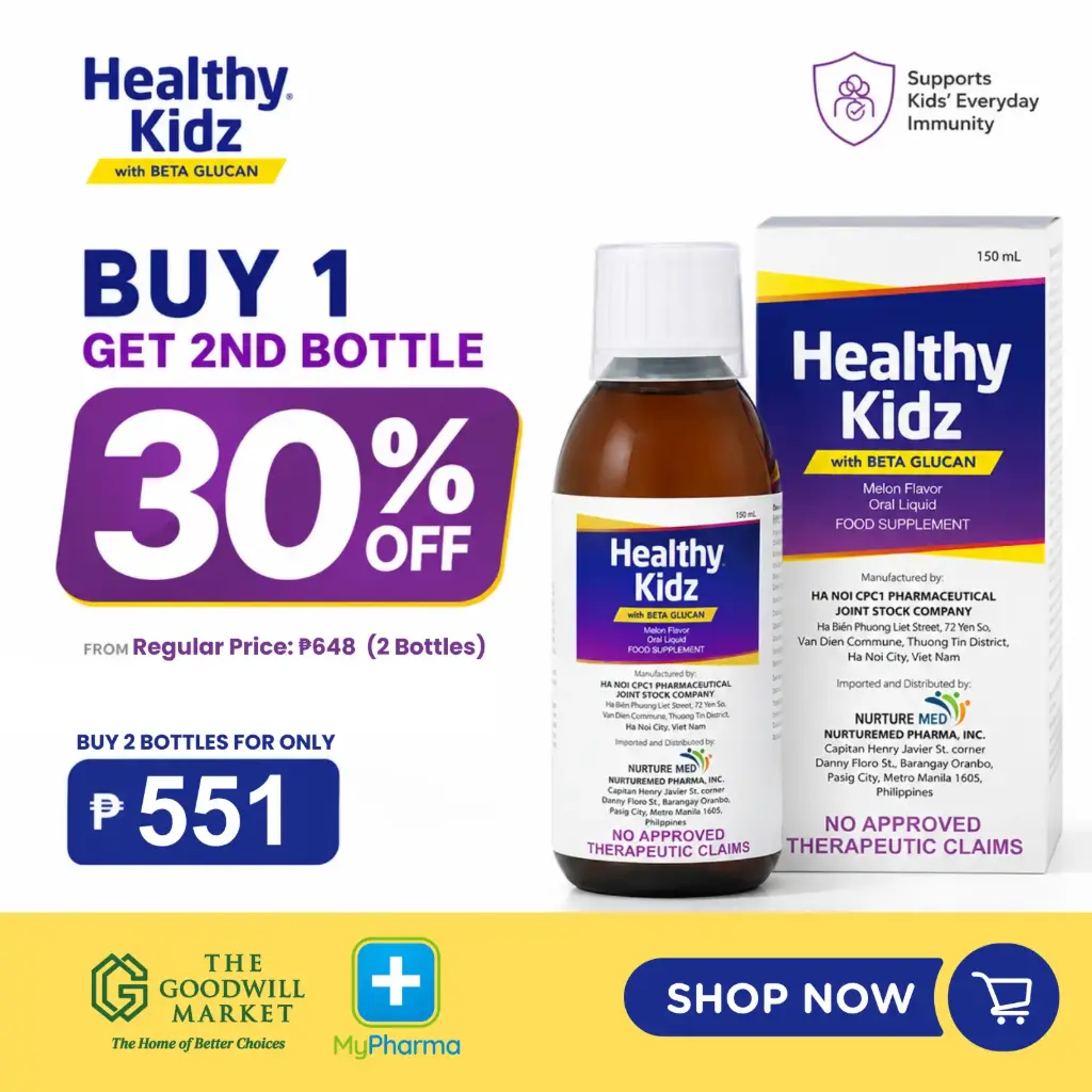 Buy 1 Get 2nd bottle at 30% off - Healthy Kidz Melon 150mL