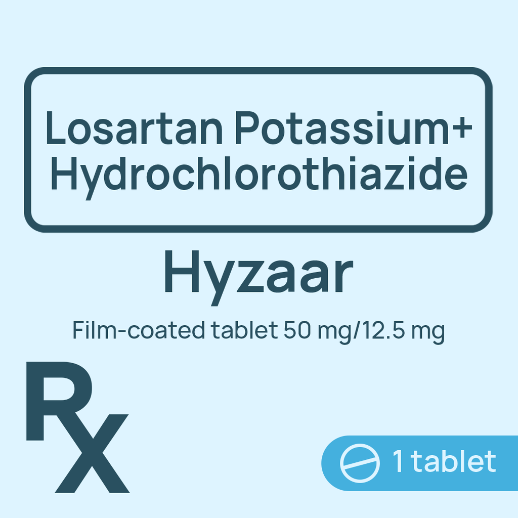 Hyzaar Film-Coated Tablet 50mg/12.5mg