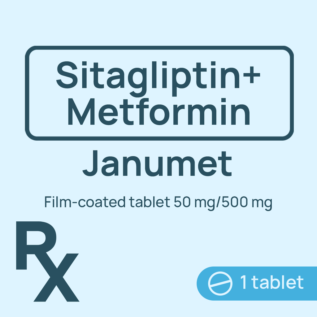 Janumet Film-Coated Tablet 50mg/500mg