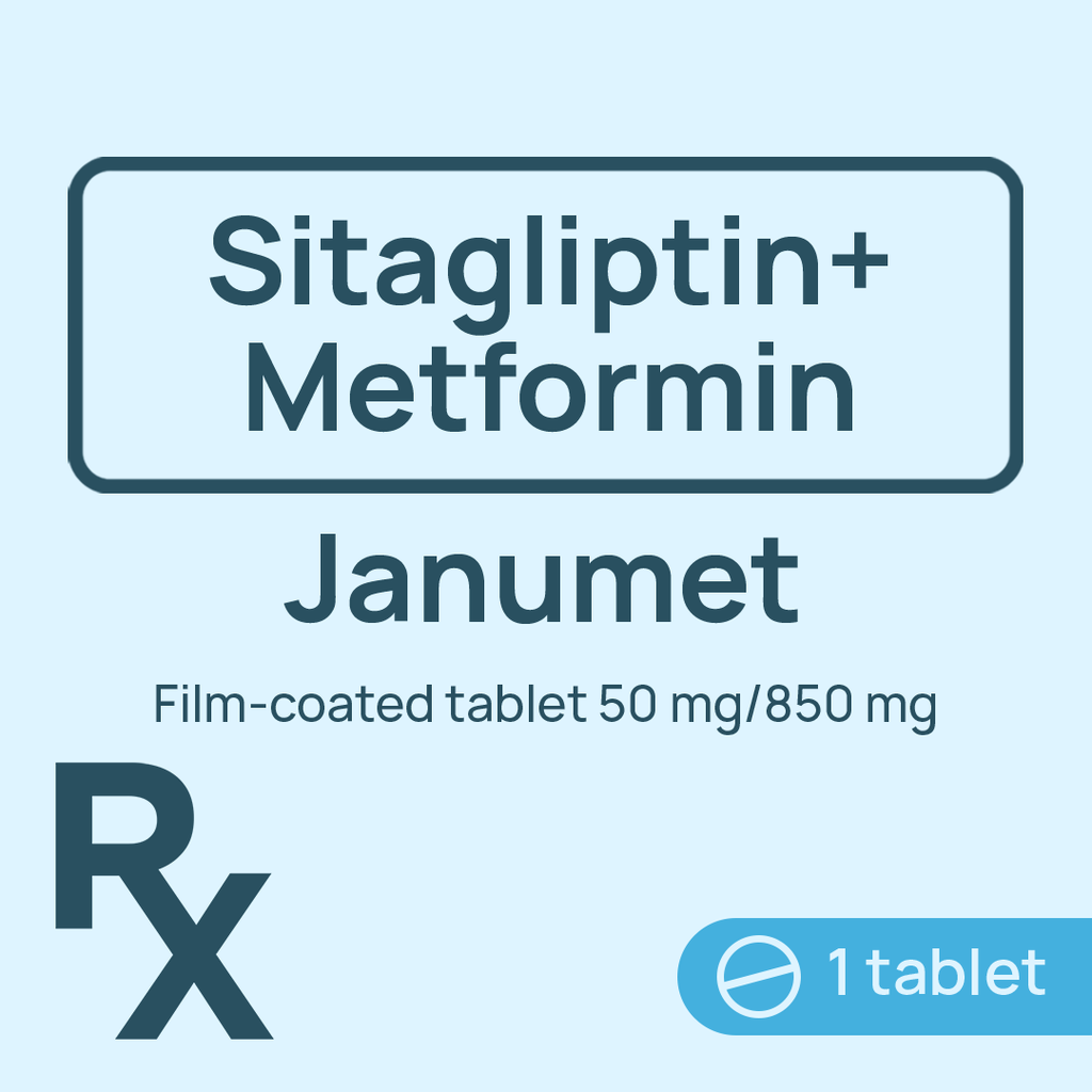 Janumet Film-Coated Tablet 50mg/850mg