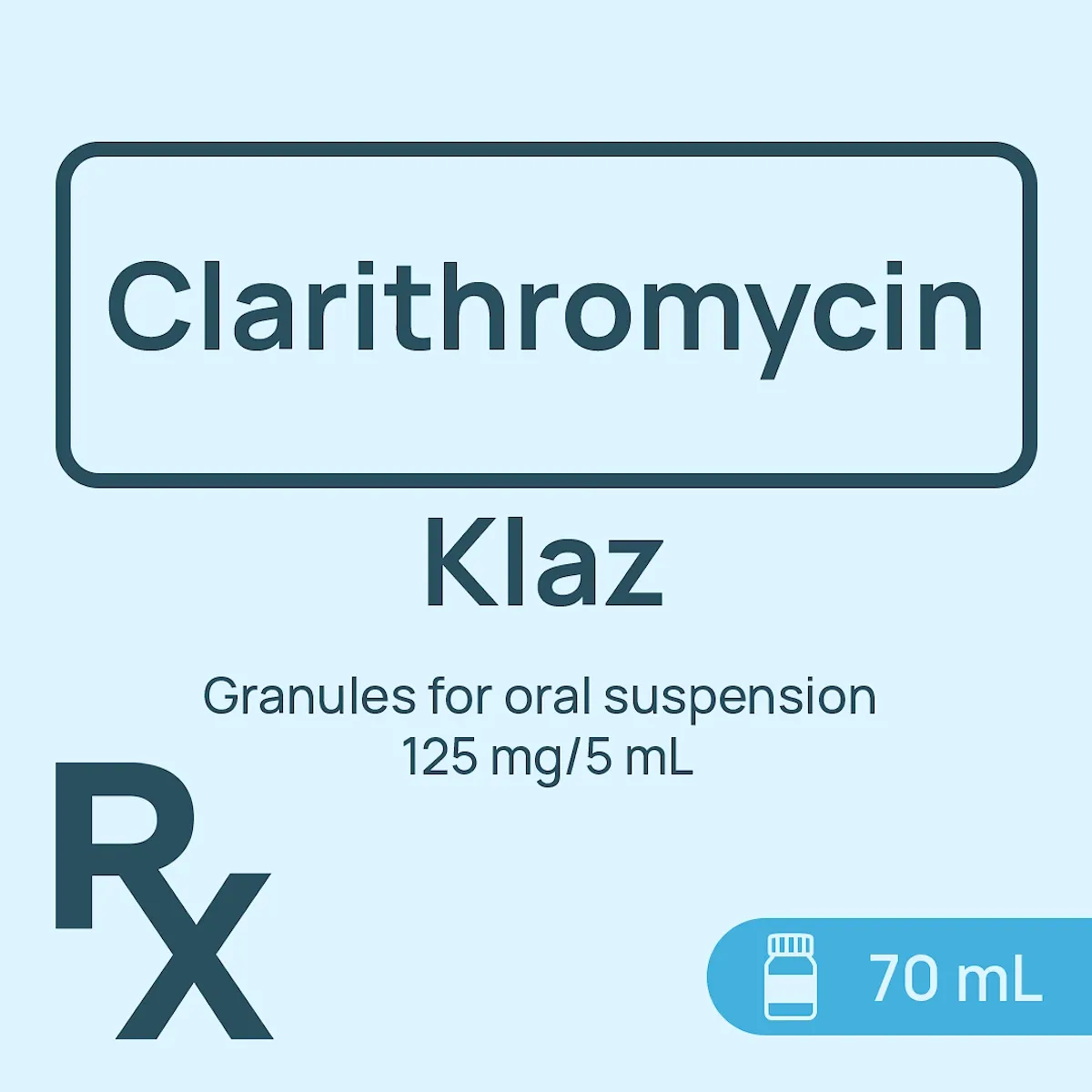 Klaz Granules For Oral Suspension 125mg/5mL 70mL